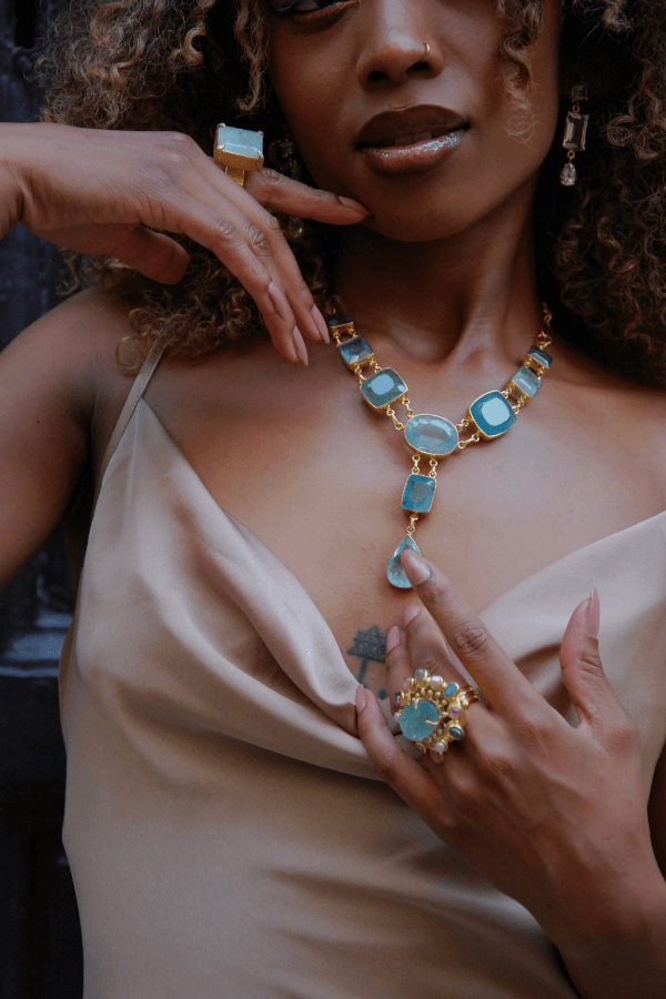 The_aquamarine_necklace_1 Collana Aquamarina - immagine 1