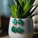 Green Agate Drops
