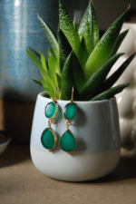 Green Agate Drops