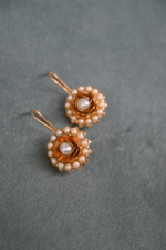 Rose Button Earrings - Image 2