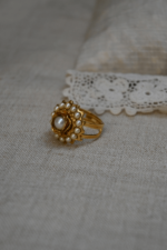 Rose Button Ring