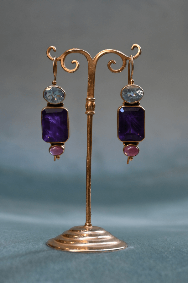 Deep_Purple_Earrings Deep Purple Earrings - Image 1