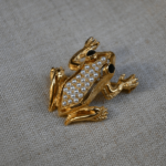 Frog Vintage Brooch