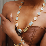 Collana Aquamarina Lunga