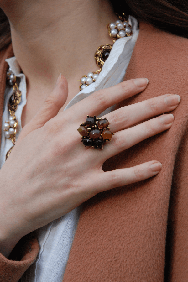 Ariel_Ring_tourmalines_worn Anello Ariel - immagine 1