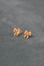 Tiny Bow Earrings - Image 2