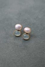 Cabochon Studs Earrings