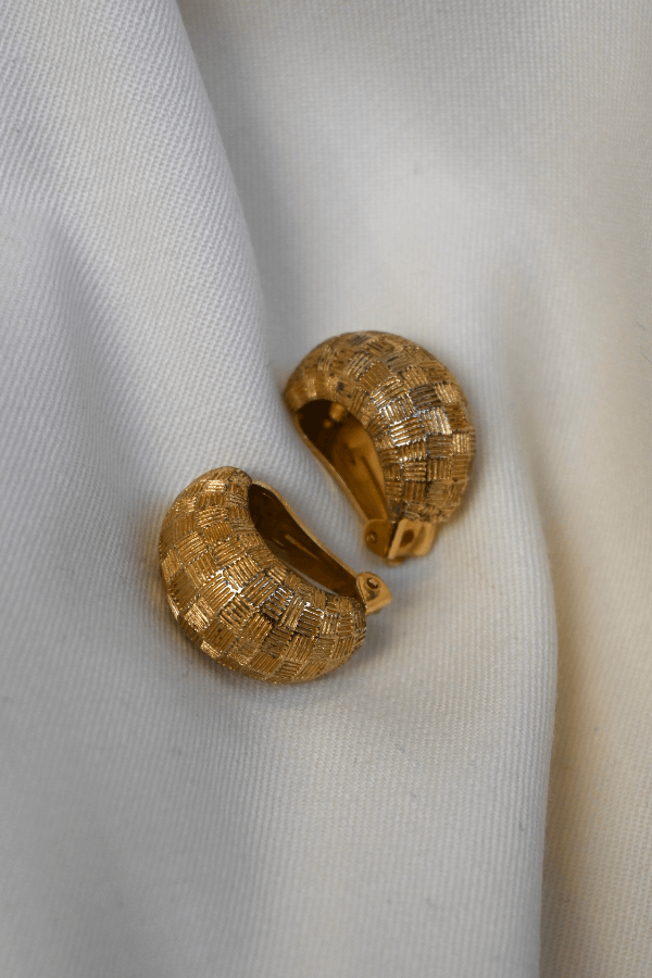 Christian_Dior_Hoops_earrings_1 Christian Dior Hoops Earrings - Image 1