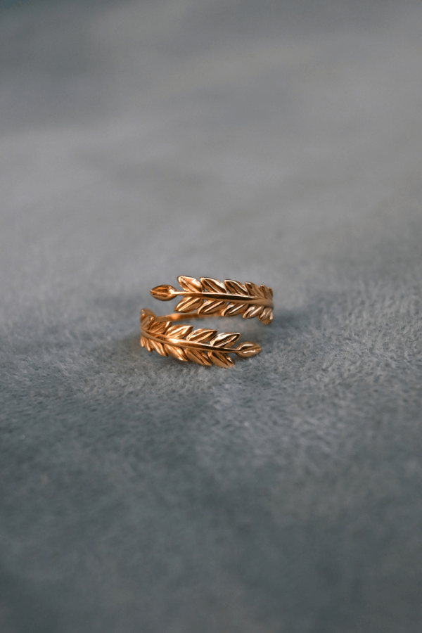 Greek_Leaf_Ring_1 Anello Foglia Greca - immagine 1