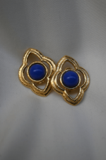 Monet Bold Blue Earrings