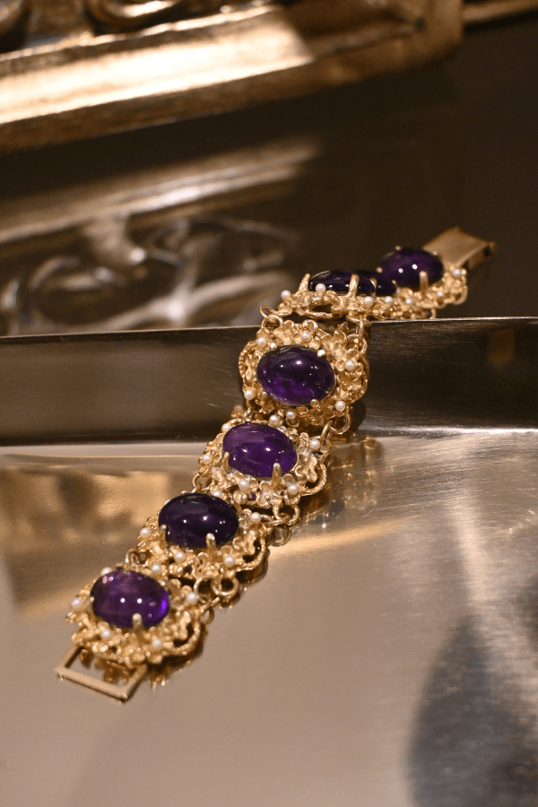 Romantic_Bracelet_amethyst Bracciale Romantico - immagine 1