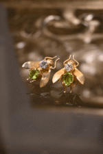 Crystal Bee Earrings - Image 2