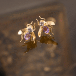 Crystal Bee Earrings