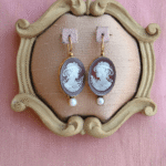 Orecchini Cammeo e Perla