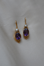 Orecchini Oval con Perla